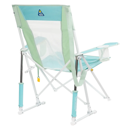 Luxury Camp Comfort Pro Rocker - Choice 375 - Patented Spring-Action Rocking Chair for Camping Detail