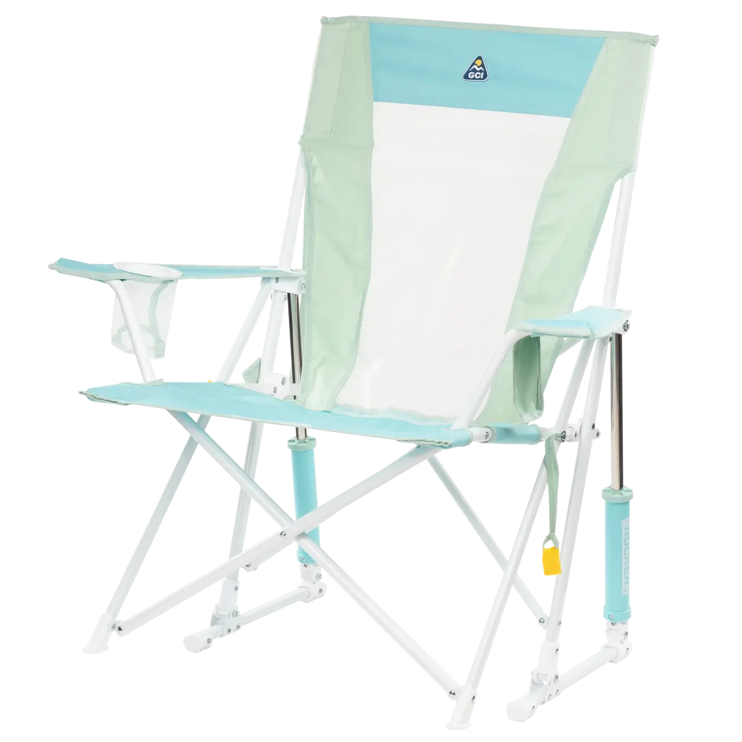 Luxury Camp Comfort Pro Rocker - Choice 375 - Patented Spring-Action Rocking Chair for Camping Detail