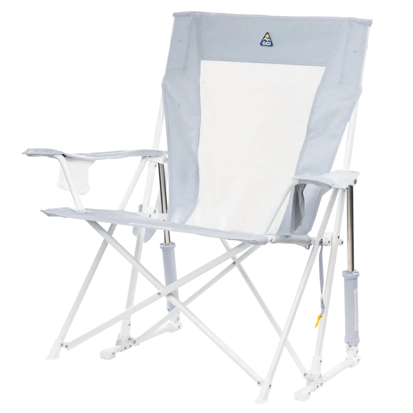Patented Spring-Action Comfort Pro Rocker XL - Choice 107 - Heavy-Duty Kickback Rocker with Beverage Holder Detail