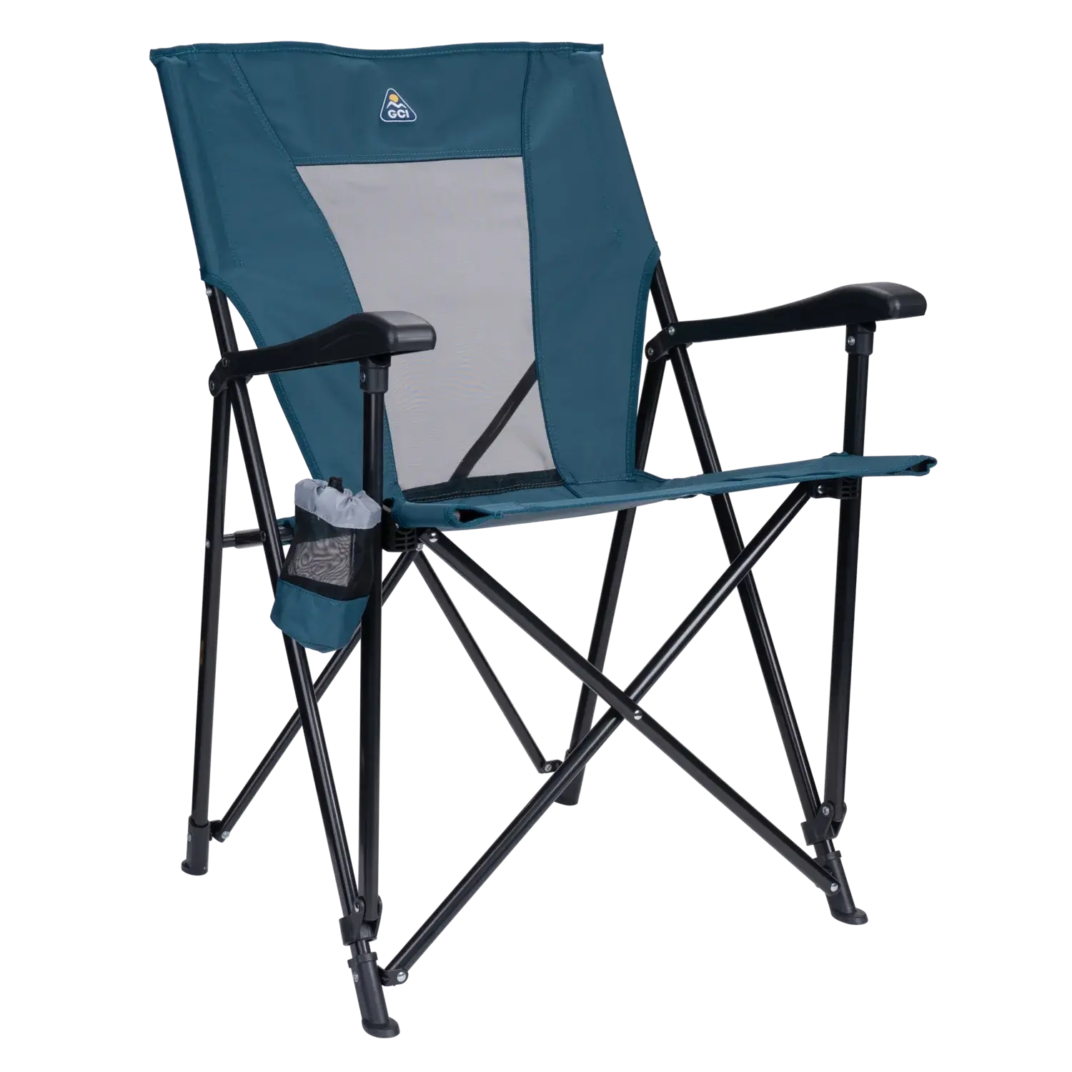 Micro-Folding Eazy Chair - Choice 976 - Pico Compact Folding Camp Chair with Carry Bag - Teal
