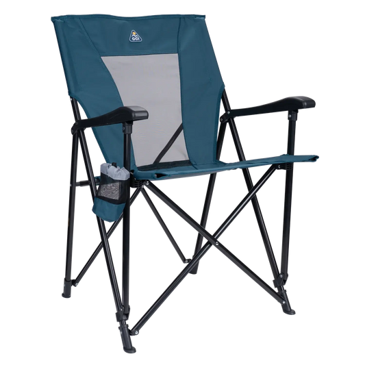 Micro-Folding Eazy Chair - Choice 976 - Pico Compact Folding Camp Chair with Carry Bag - Teal