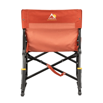 Luxury Camp Freestyle Rocker - Pumpkin Spice - Choice 373 - RoadTrip Rocker Smooth Motion Camp Chair Detail