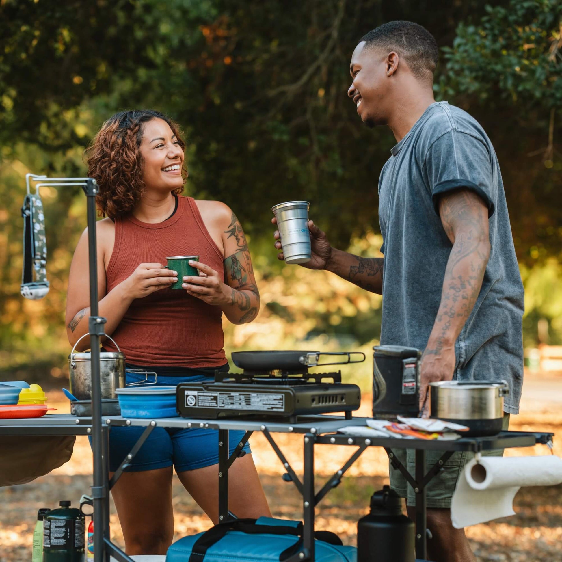 Portable Culinary Master Cook Station - Choice 171 - Portable Compact BBQ Grilling Tool Set Detail