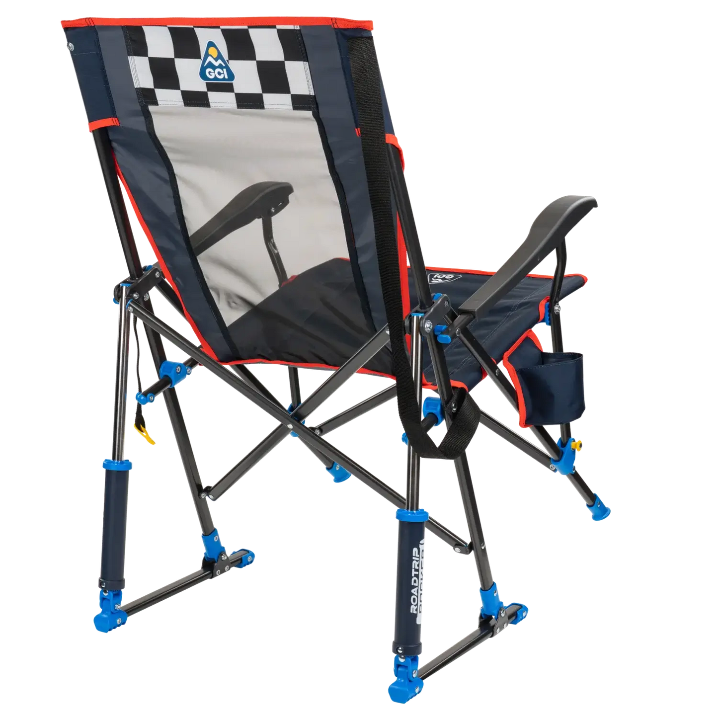 Premium All-Weather RoadTrip Rocker - NASCAR For Him - Choice 453 - RoadTrip Rocker Smooth Motion Camp Chair Detail