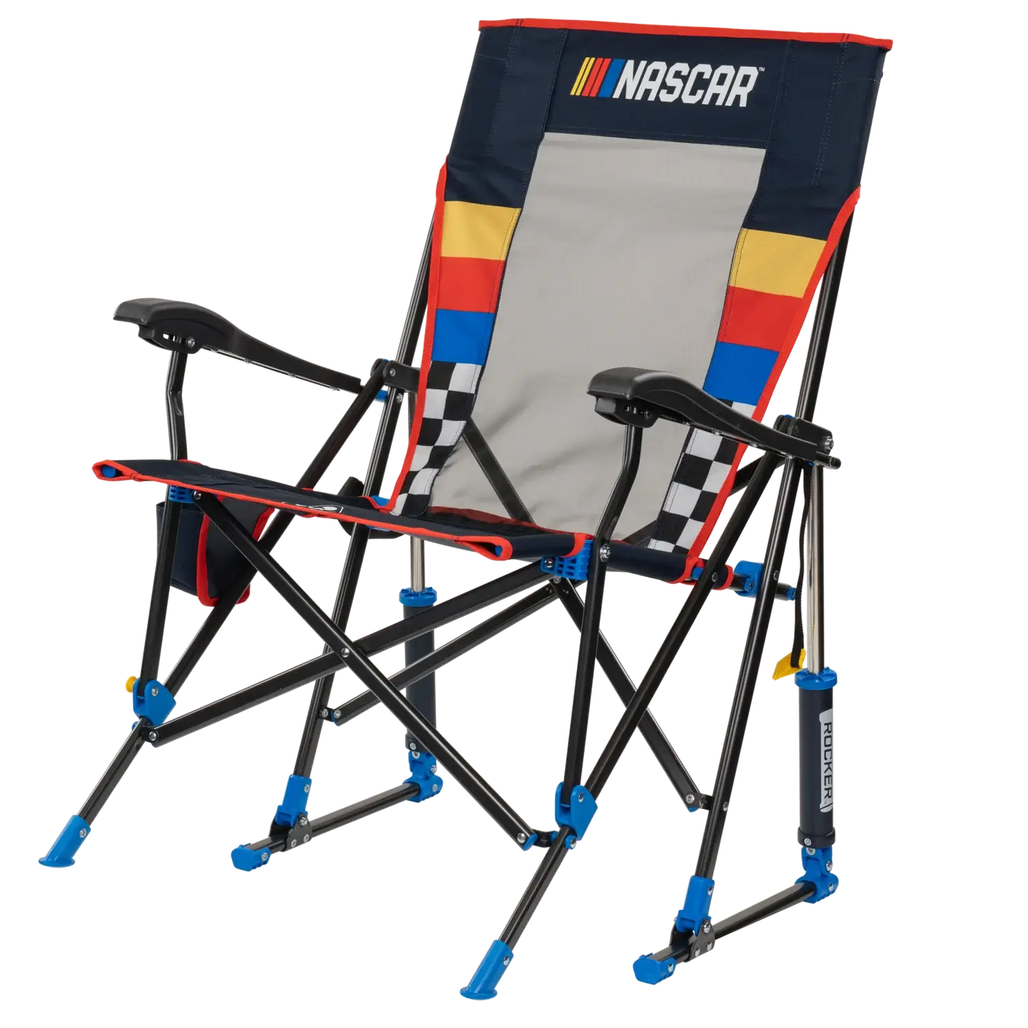 Premium All-Weather RoadTrip Rocker - NASCAR For Him - Choice 453 - RoadTrip Rocker Smooth Motion Camp Chair Detail
