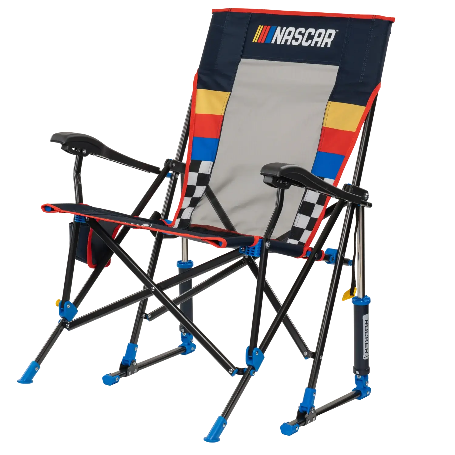 Premium All-Weather RoadTrip Rocker - NASCAR For Him - Choice 453 - RoadTrip Rocker Smooth Motion Camp Chair Detail