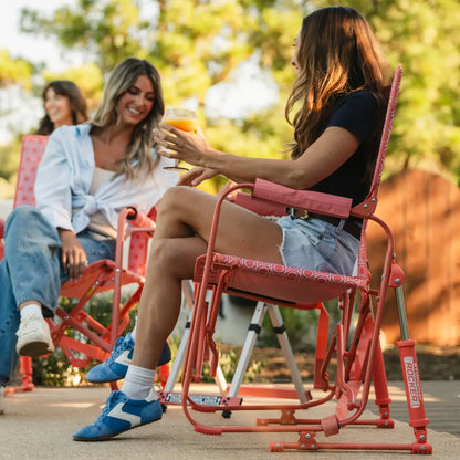 Heavy-Duty Freestyle Stowaway Rocker - Choice 794 - Patented Spring-Action Rocking Chair for Camping Detail