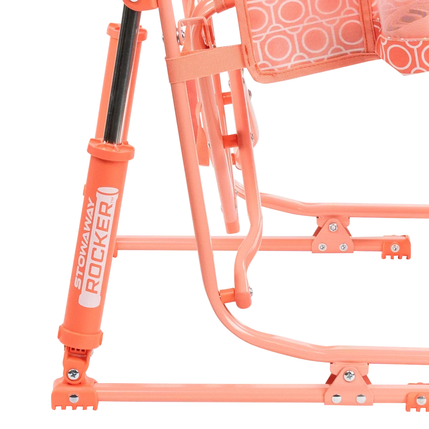 Heavy-Duty Freestyle Stowaway Rocker - Choice 794 - Patented Spring-Action Rocking Chair for Camping Detail