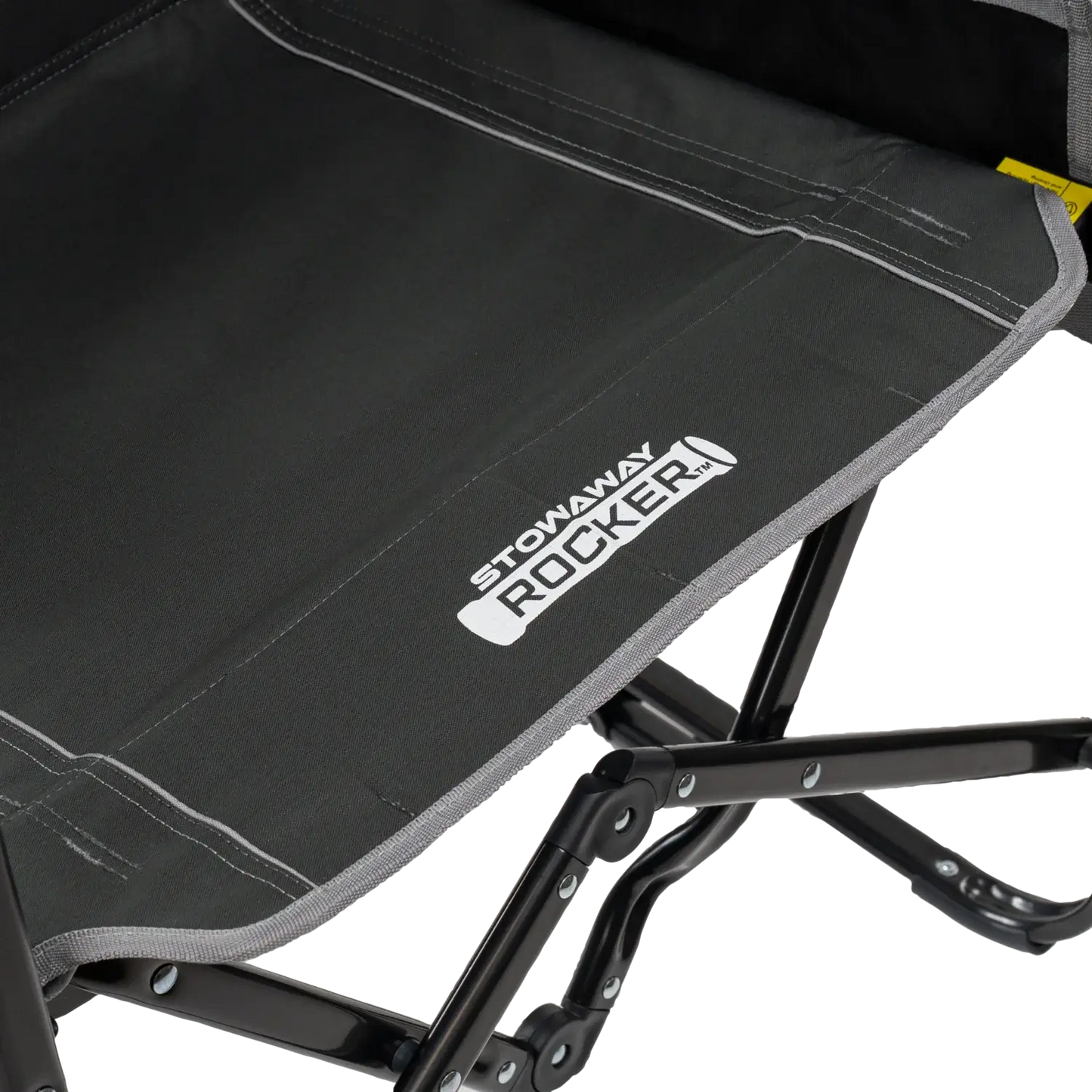 Heavy-Duty Freestyle Stowaway Rocker with Side Table - Choice 253 - Patented Spring-Action Rocking Chair for Camping Detail
