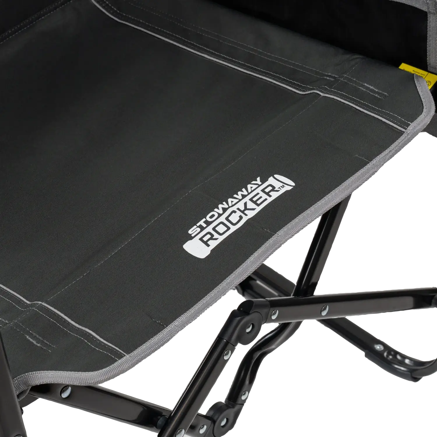 Heavy-Duty Freestyle Stowaway Rocker with Side Table - Choice 253 - Patented Spring-Action Rocking Chair for Camping Detail