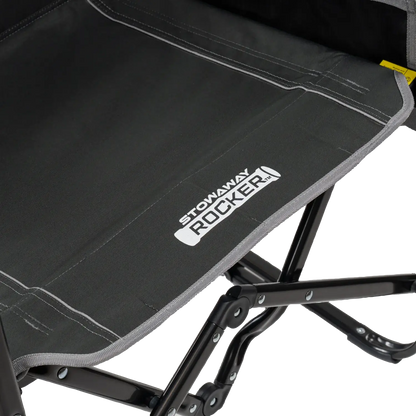 Heavy-Duty Freestyle Stowaway Rocker with Side Table - Choice 253 - Patented Spring-Action Rocking Chair for Camping Detail