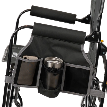 Heavy-Duty Freestyle Stowaway Rocker with Side Table - Choice 253 - Patented Spring-Action Rocking Chair for Camping Detail