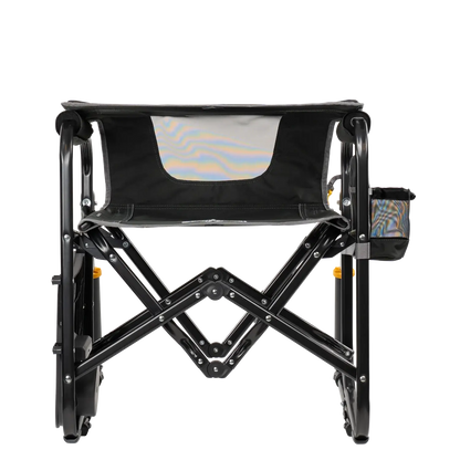 Heavy-Duty Freestyle Stowaway Rocker with Side Table - Choice 253 - Patented Spring-Action Rocking Chair for Camping Detail