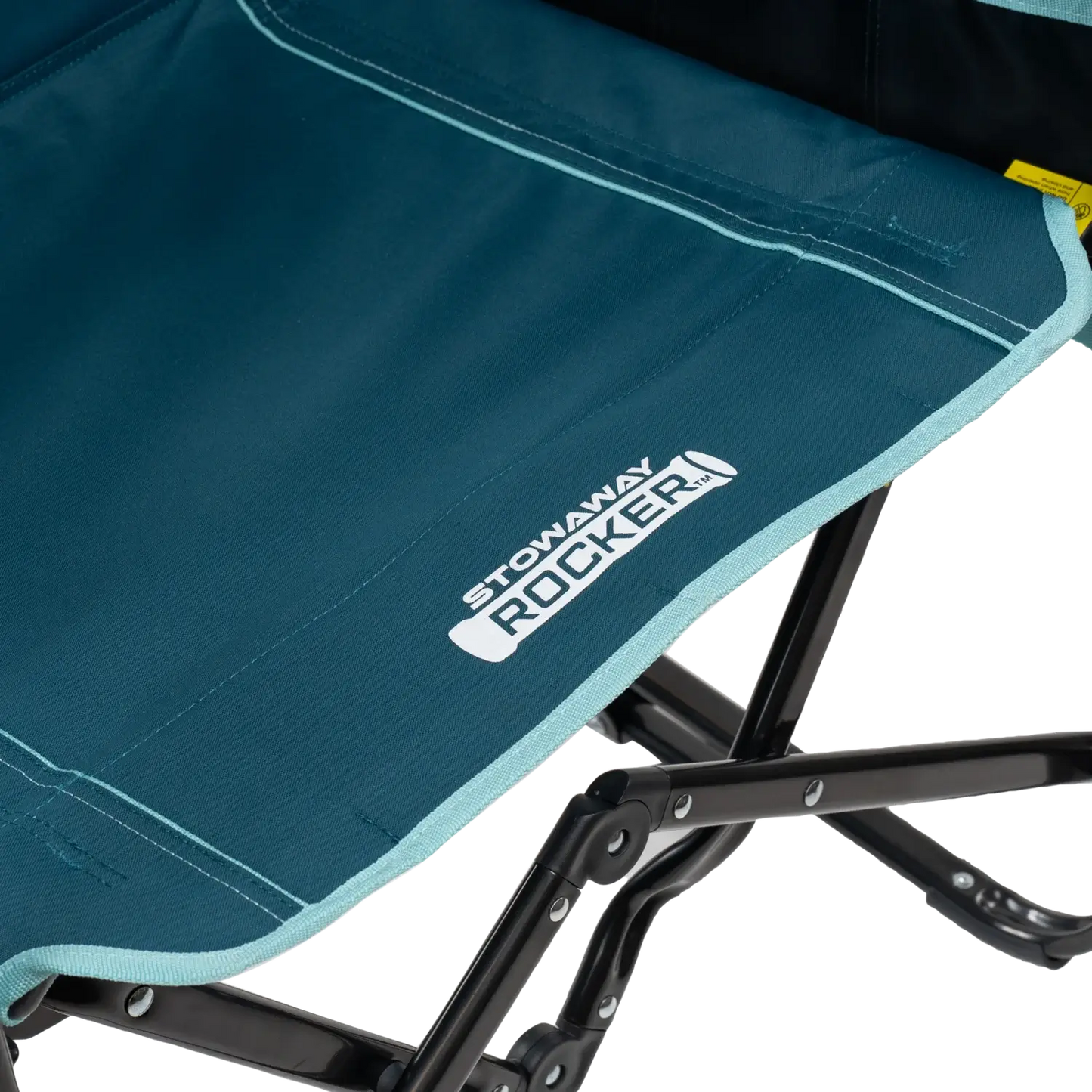 Heavy-Duty Freestyle Stowaway Rocker with Side Table - Choice 253 - Patented Spring-Action Rocking Chair for Camping Detail
