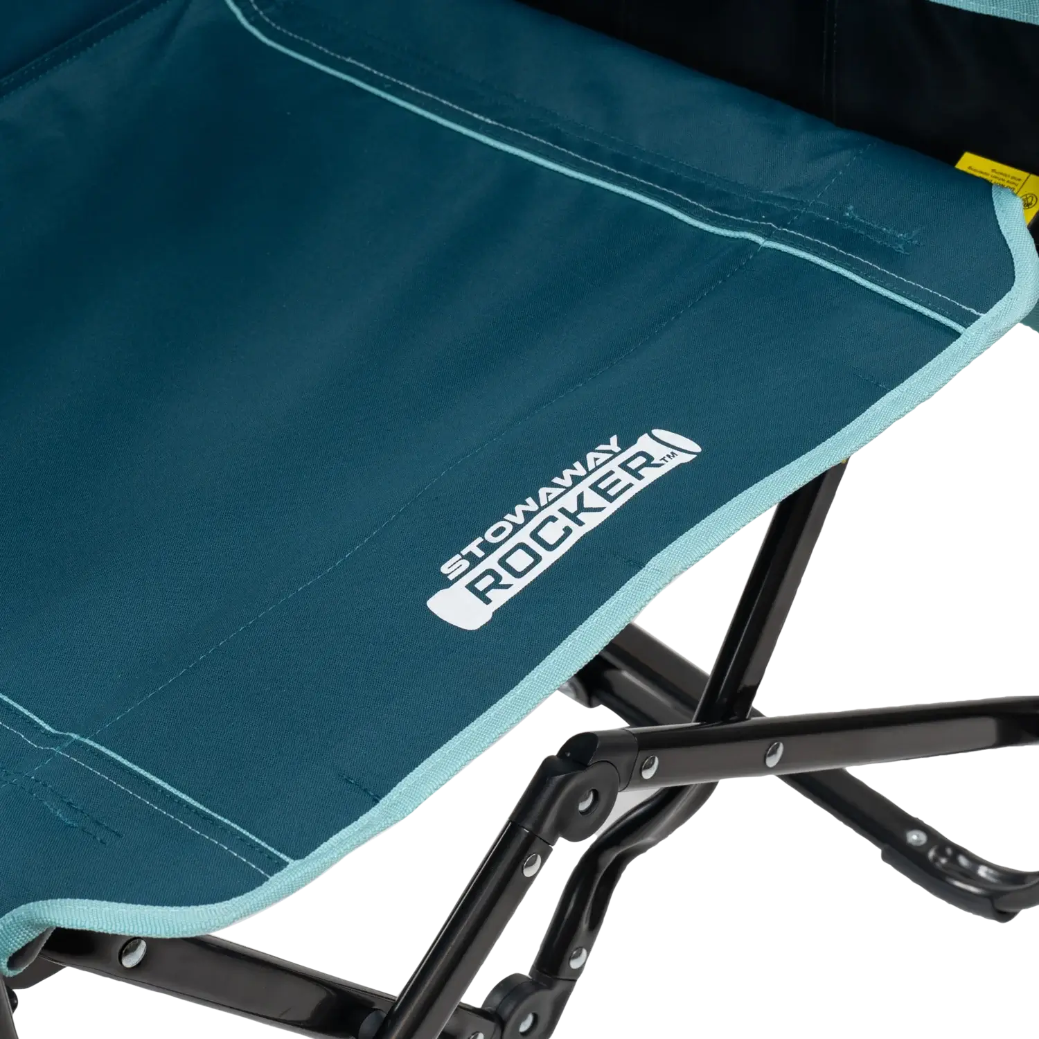 Heavy-Duty Freestyle Stowaway Rocker with Side Table - Choice 253 - Patented Spring-Action Rocking Chair for Camping Detail