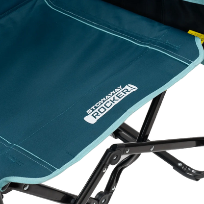 Heavy-Duty Freestyle Stowaway Rocker with Side Table - Choice 253 - Patented Spring-Action Rocking Chair for Camping Detail
