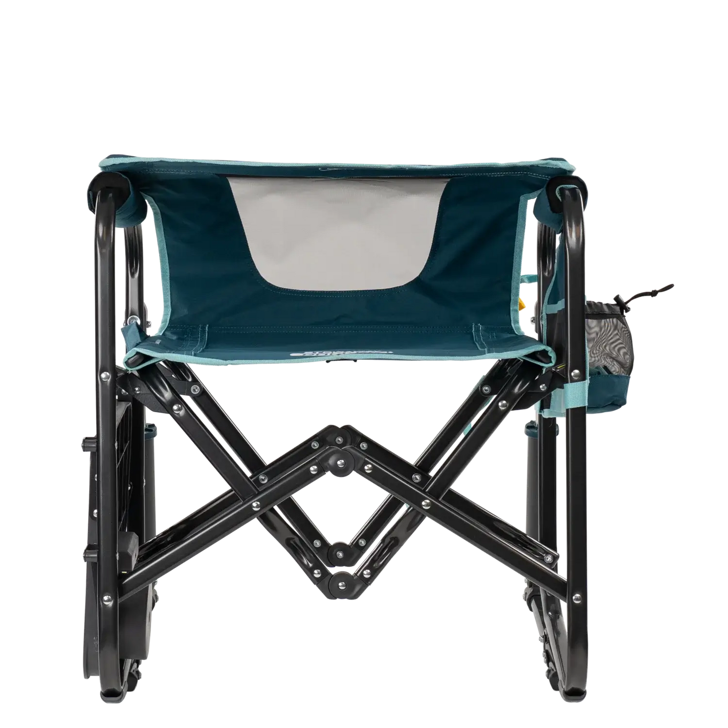 Heavy-Duty Freestyle Stowaway Rocker with Side Table - Choice 253 - Patented Spring-Action Rocking Chair for Camping Detail