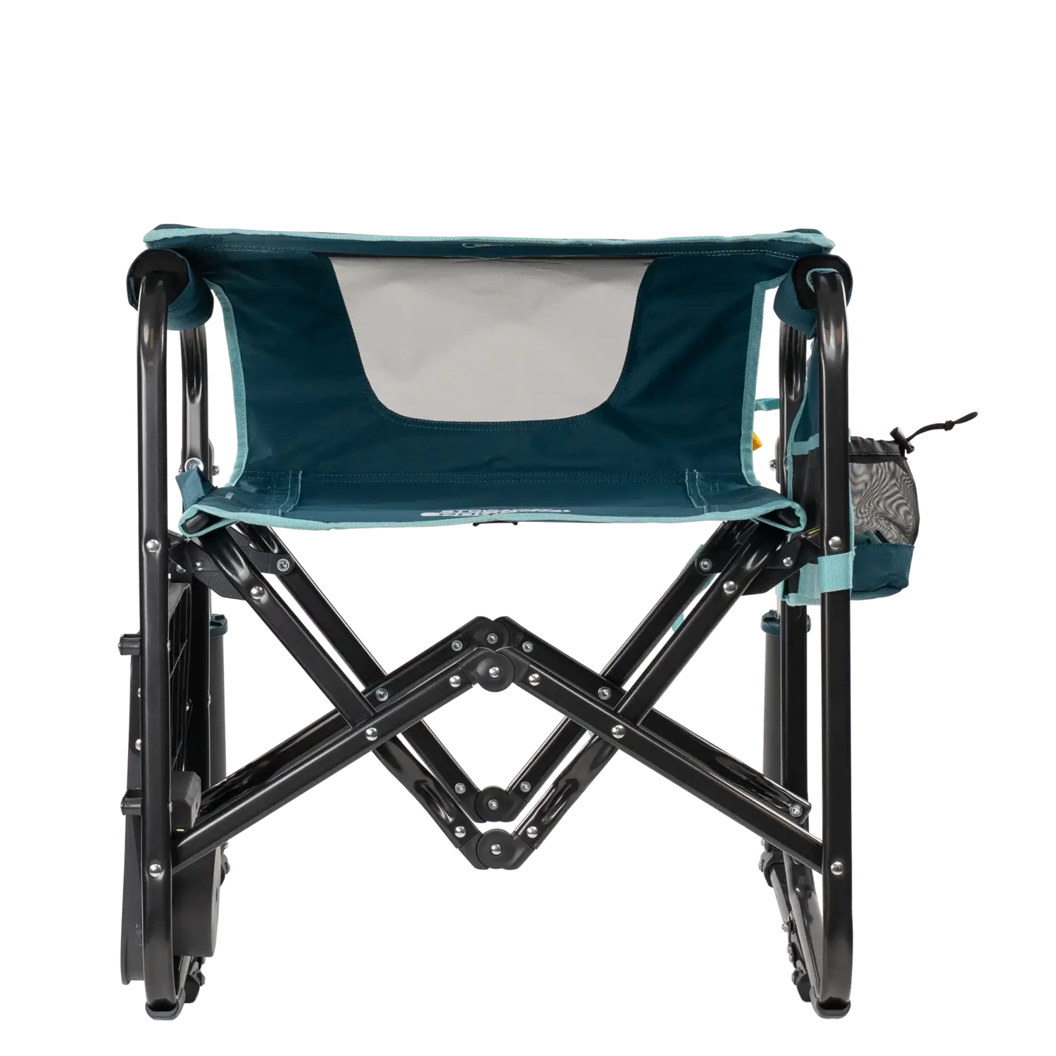Heavy-Duty Freestyle Stowaway Rocker with Side Table - Choice 253 - Patented Spring-Action Rocking Chair for Camping Detail