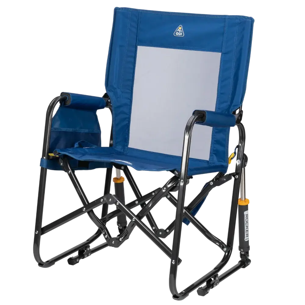 Heavy-Duty Freestyle Stowaway Rocker - Choice 794 - Patented Spring-Action Rocking Chair for Camping Detail