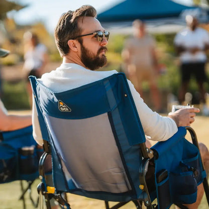 Heavy-Duty Freestyle Stowaway Rocker - Choice 794 - Patented Spring-Action Rocking Chair for Camping Detail
