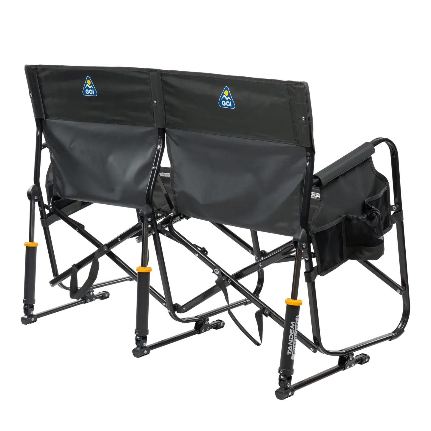 Premium All-Weather Tandem Rocker - Choice 227 - Freestyle Rocker Portable Outdoor Folding Chair Detail
