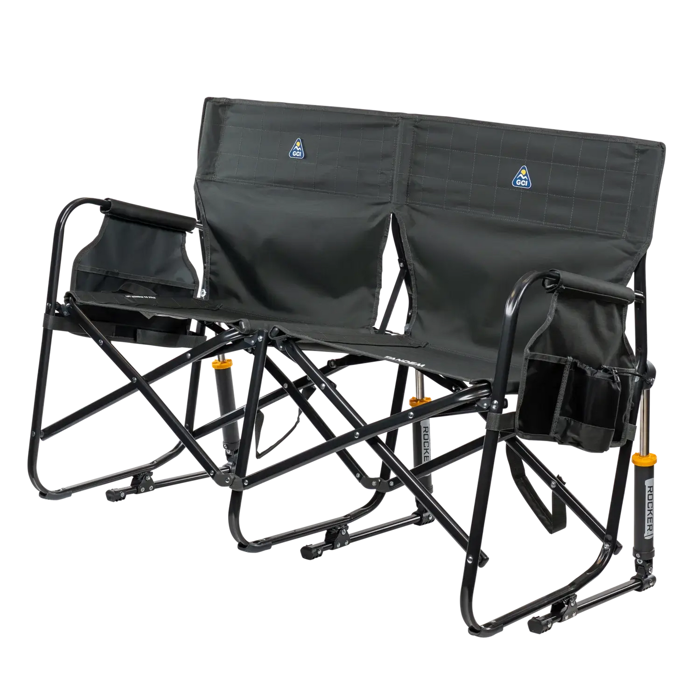Premium All-Weather Tandem Rocker - Choice 227 - Freestyle Rocker Portable Outdoor Folding Chair Detail