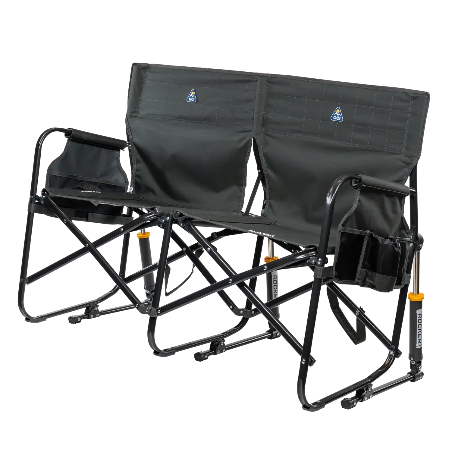 Premium All-Weather Tandem Rocker - Choice 227 - Freestyle Rocker Portable Outdoor Folding Chair Detail